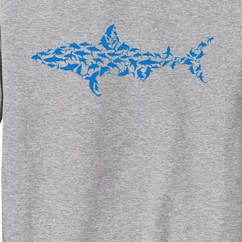 Great White Shark Sharks Silhouette Shark Fish White Shark Tall Sweatshirt