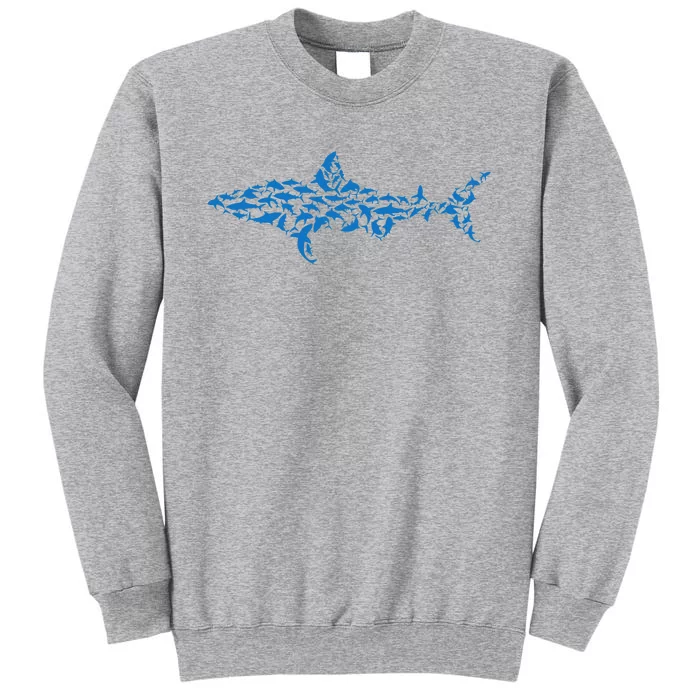 Great White Shark Sharks Silhouette Shark Fish White Shark Tall Sweatshirt