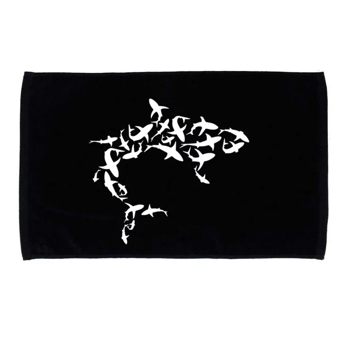 Great White Shark Lover Marine Biology Animal Science Microfiber Hand Towel