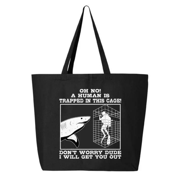 Great White Shark Ocean Biologists Largest Predator Fish 25L Jumbo Tote