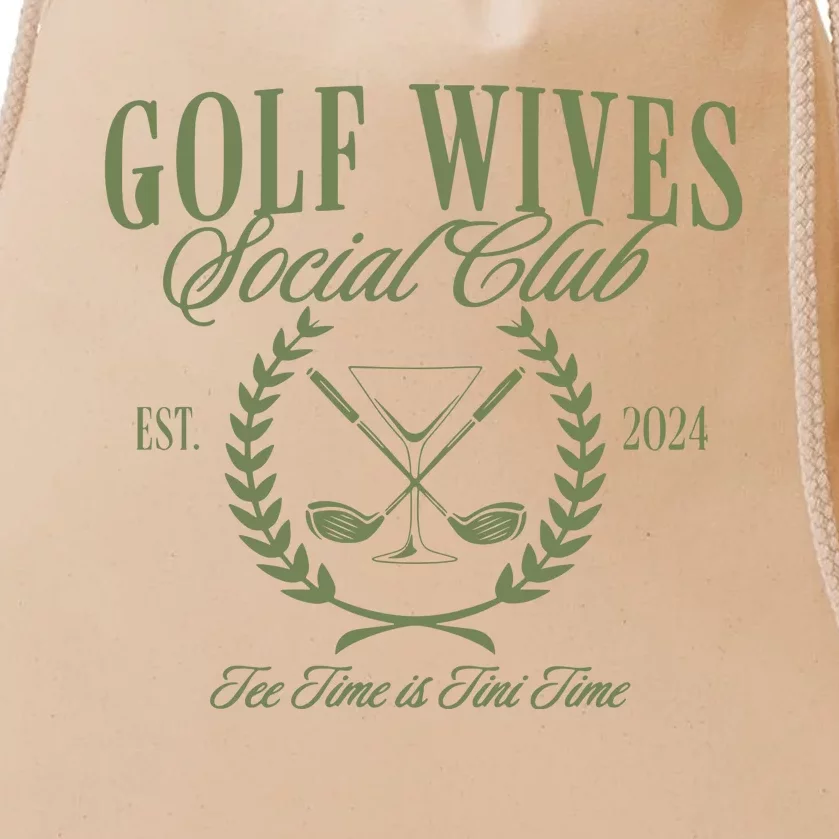 Golf Wives Social Club Drawstring Bag