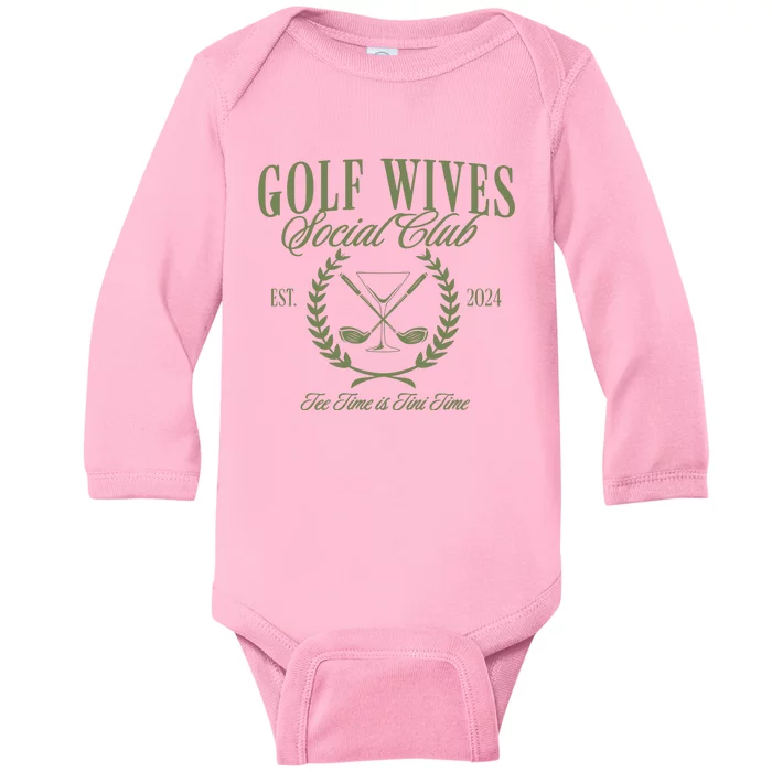 Golf Wives Social Club Baby Long Sleeve Bodysuit