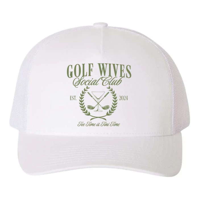 Golf Wives Social Club Yupoong Adult 5-Panel Trucker Hat