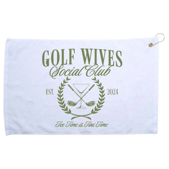 Golf Wives Social Club Grommeted Golf Towel