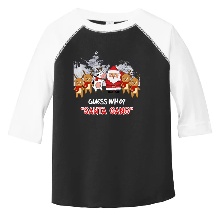 Guess Who Santa Gang And Cow Toddler Fine Jersey T-Shirt