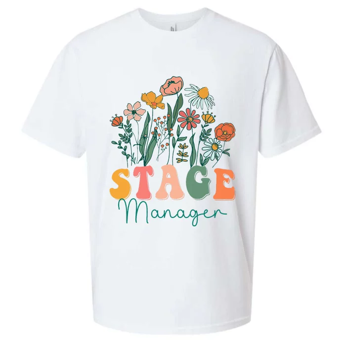 Groovy Wildflower Stage Manager Tees Sueded Cloud Jersey T-Shirt