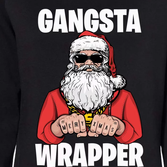 Gangsta Wrapper Sweatshirt Womens California Wash Sweatshirt