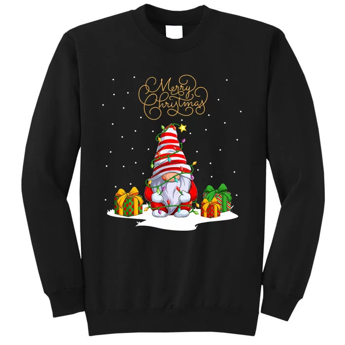 Gnome With Snow Xmas Funny Merry Christmas Sweatshirt