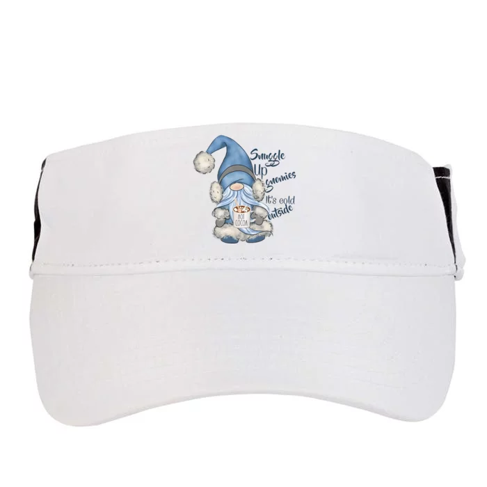 Gnome Winter Snuggle Up Gnomies It Is Cold Outside Adult Drive Performance Visor