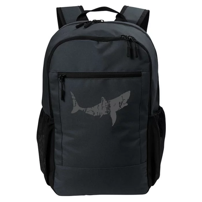 Great White Shark Vintage Design Great White Shark Print Daily Commute Backpack