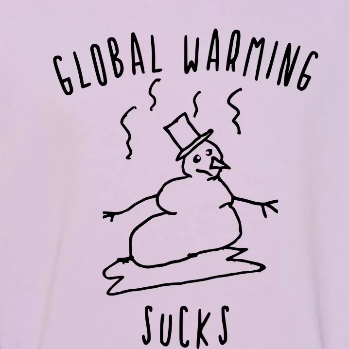 Global Warming Sucks Garment-Dyed Sweatshirt