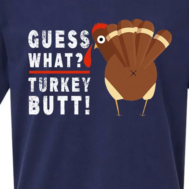 Guess What Turkey Pilgrim Thanksgiving Sueded Cloud Jersey T-Shirt