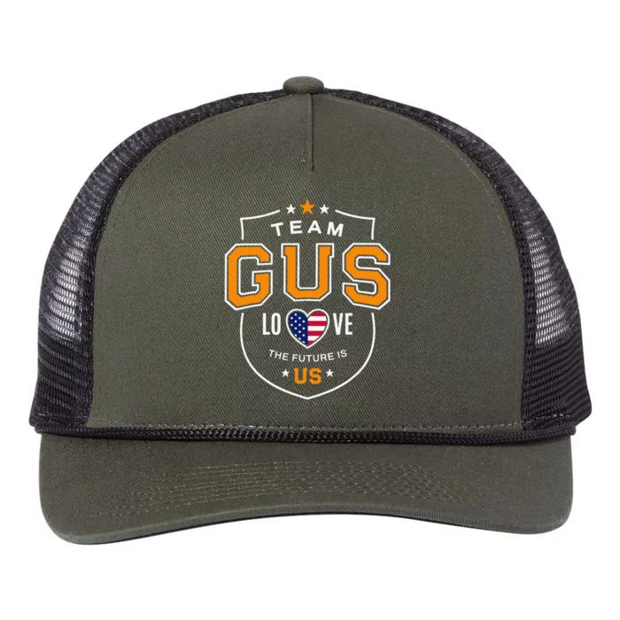 Gus Walz Team Gift Retro Rope Trucker Hat Cap