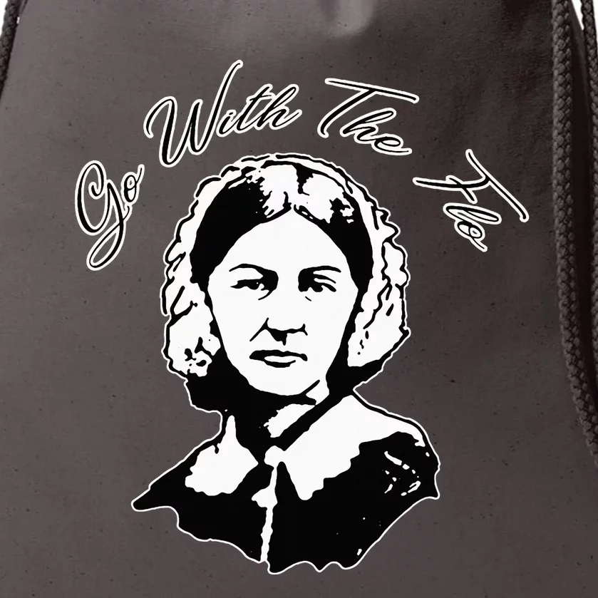 Go With The Flo Florence Nightingale Drawstring Bag