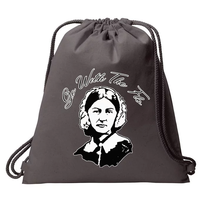 Go With The Flo Florence Nightingale Drawstring Bag