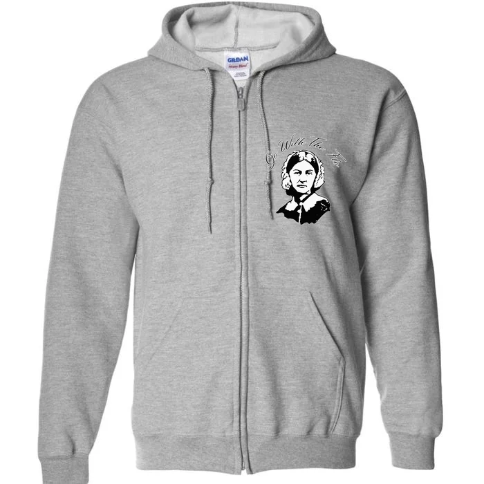 Go With The Flo Florence Nightingale Full Zip Hoodie