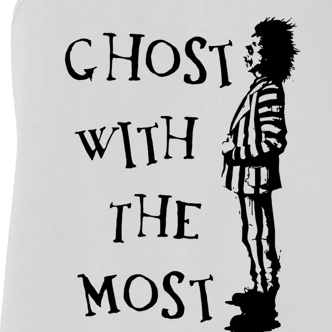 Ghost With The Most Women's Racerback Tank