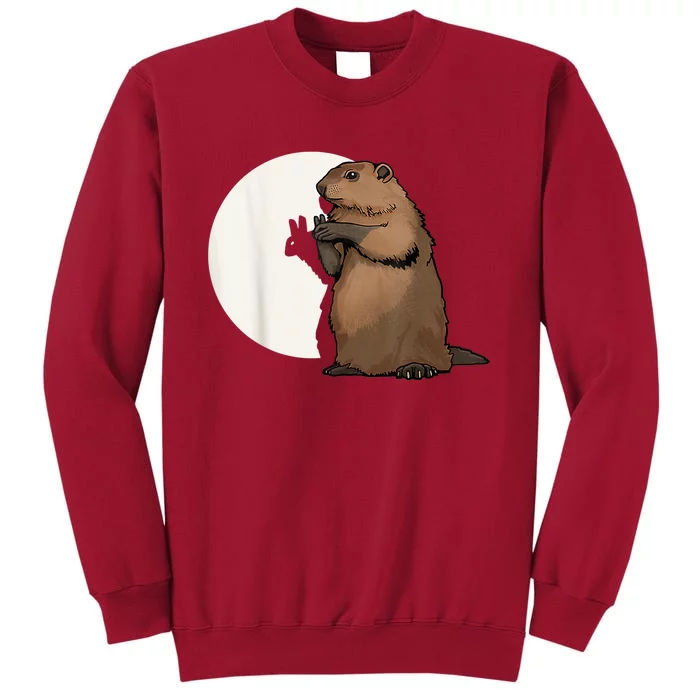 Groundhog Whisperer Tee Funny Team Shadow Crew Groundhog Day Tall Sweatshirt