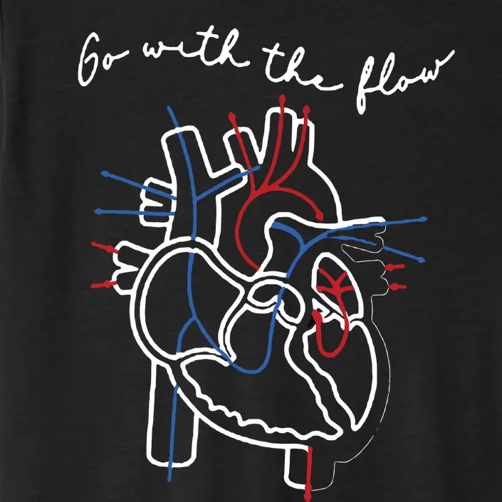 Go With The Flow Heart ChromaSoft Performance T-Shirt