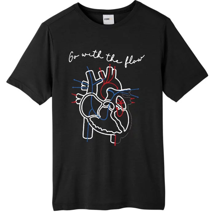 Go With The Flow Heart ChromaSoft Performance T-Shirt