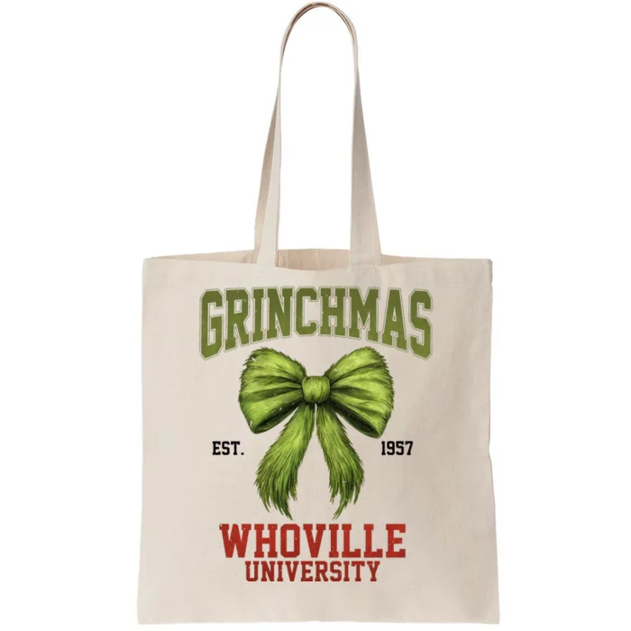 Grinchmas Whovillie University Est 1957 Tote Bag