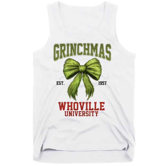 Grinchmas Whovillie University Est 1957 Tank Top