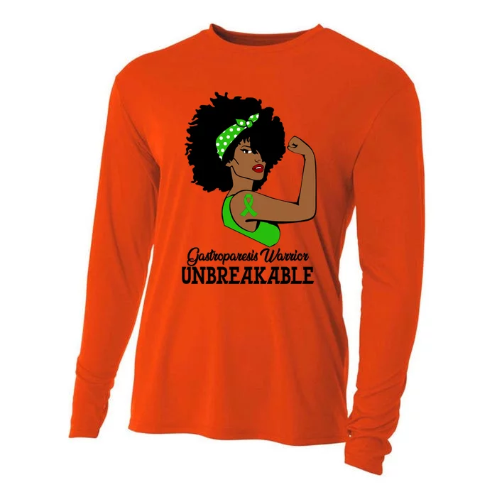 Gastroparesis Warrior Unbreakable Strong Arm Strength Gift Cooling Performance Long Sleeve Crew