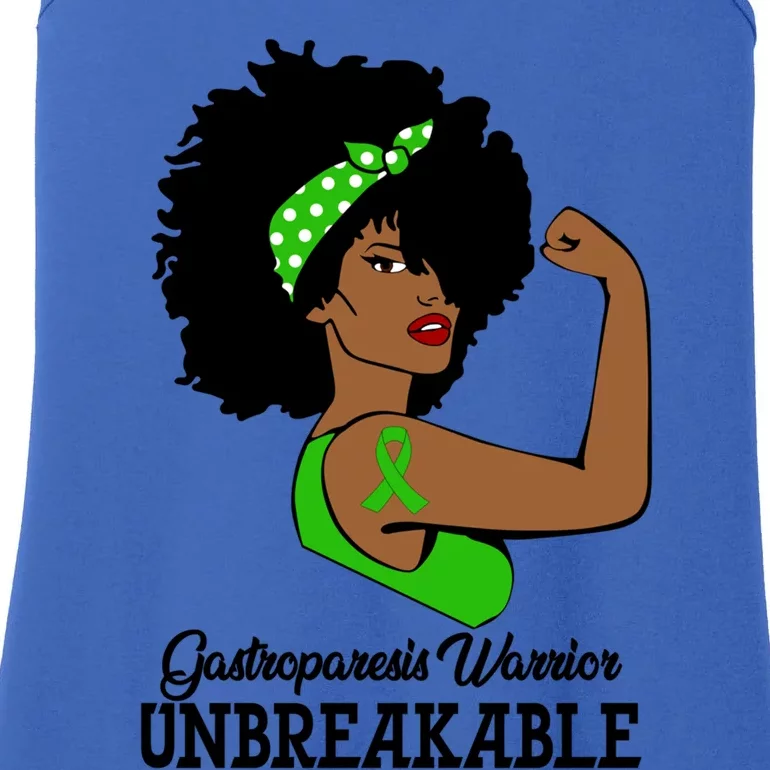 Gastroparesis Warrior Unbreakable Strong Arm Strength Gift Ladies Essential Tank