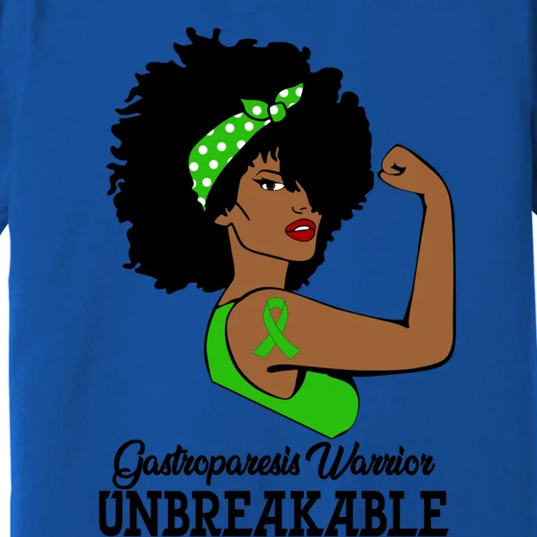 Gastroparesis Warrior Unbreakable Strong Arm Strength Gift Premium T-Shirt