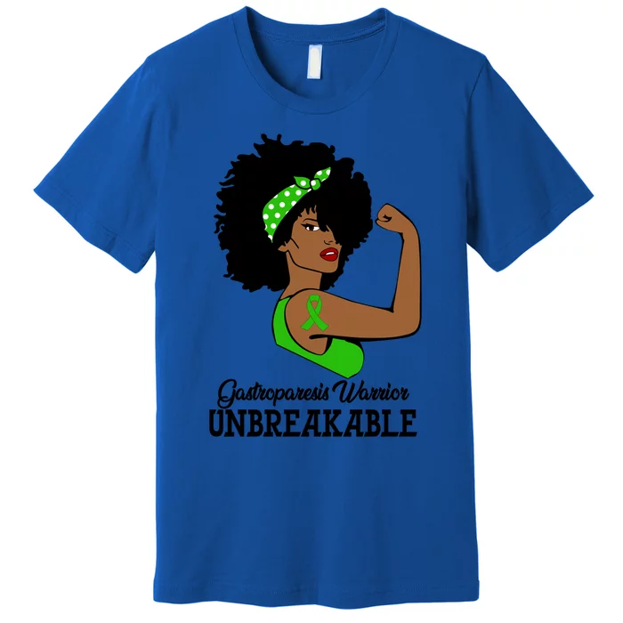 Gastroparesis Warrior Unbreakable Strong Arm Strength Gift Premium T-Shirt