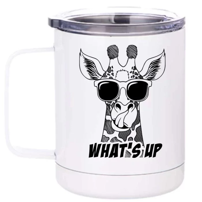 Giraffe WhatS Up Front & Back 12oz Stainless Steel Tumbler Cup