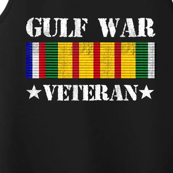 Gulf War Veteran Pride Persian Gulf Service Ribbon Performance Tank