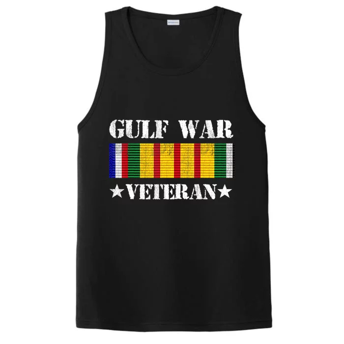 Gulf War Veteran Pride Persian Gulf Service Ribbon Performance Tank