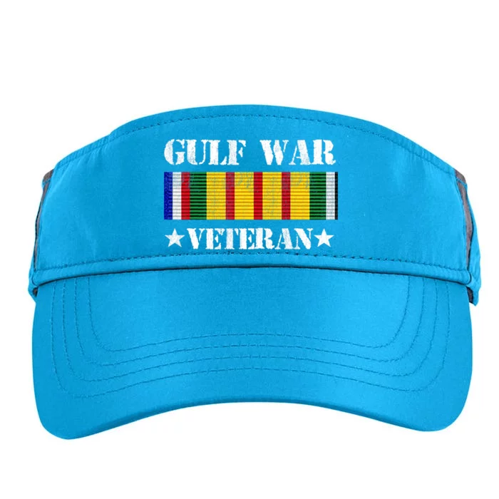 Gulf War Veteran Pride Persian Gulf Service Ribbon Adult Drive Performance Visor