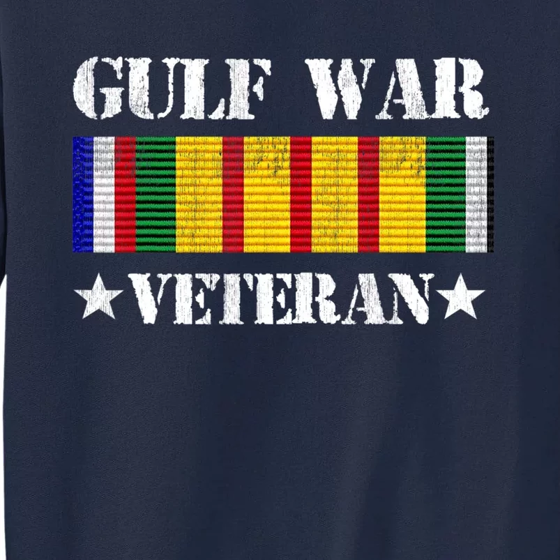 Gulf War Veteran Pride Persian Gulf Service Ribbon Tall Sweatshirt