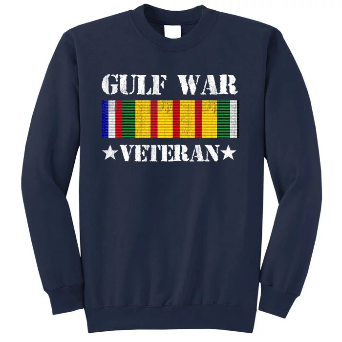 Gulf War Veteran Pride Persian Gulf Service Ribbon Tall Sweatshirt