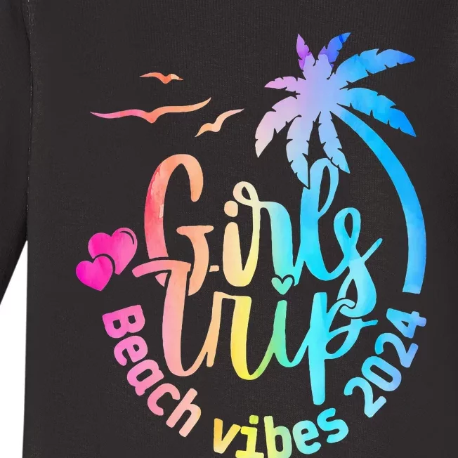 Girl Weekend Women Girl Trip Beach Baby Long Sleeve Bodysuit