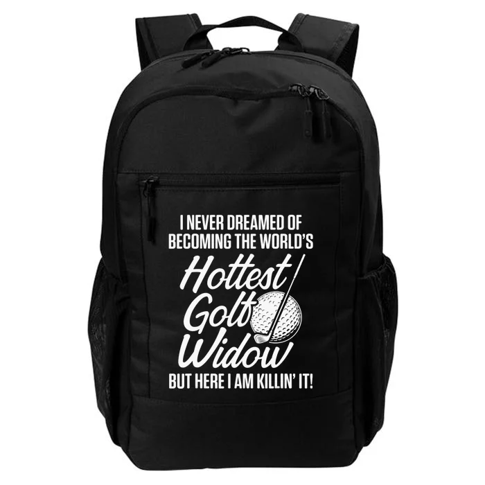 Golf Widow Wife Hottest Golfer Funny Golfing Daily Commute Backpack