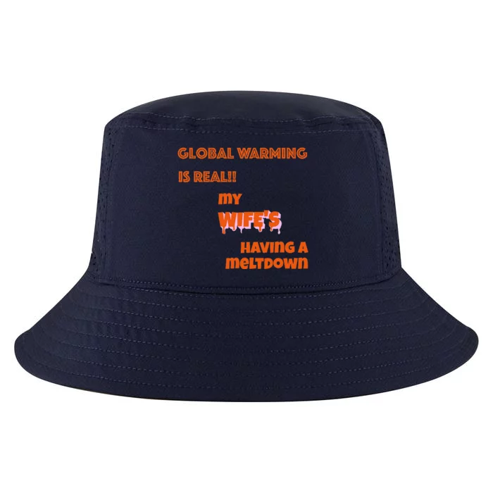 Global Warming Wife's Meltdown Cool Comfort Performance Bucket Hat