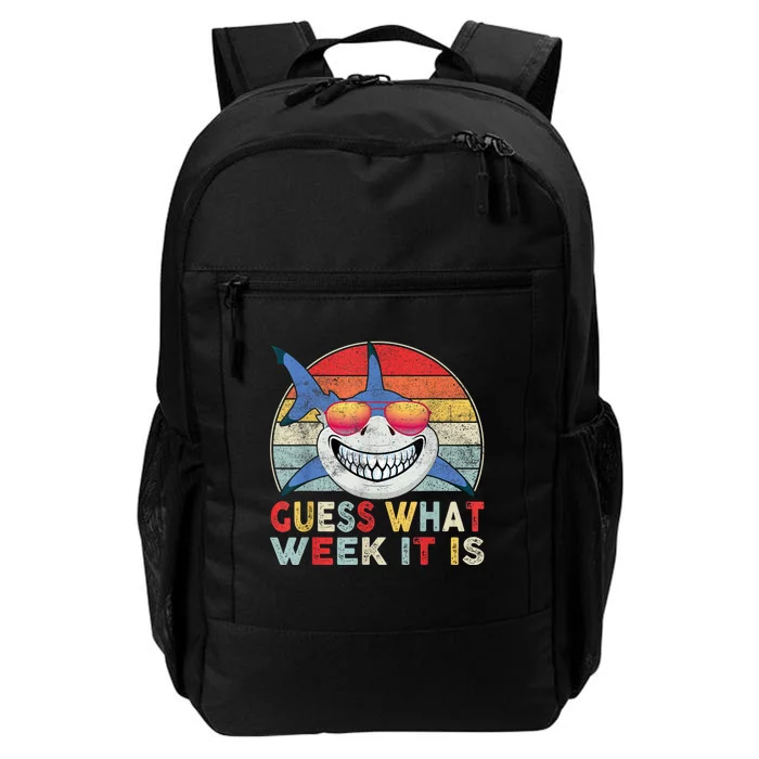 Guess What Week It Is Funny Shark Daily Commute Backpack