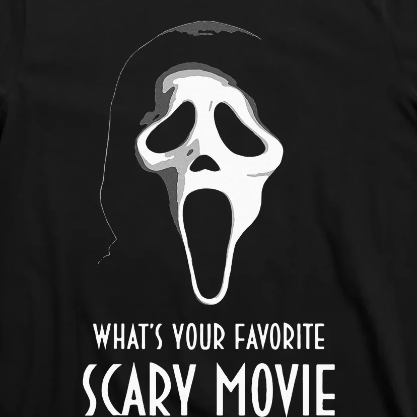 Ghostface Whats Your Favorite Scary Movie Halloween T-Shirt