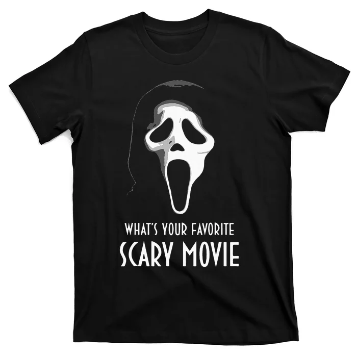 Ghostface Whats Your Favorite Scary Movie Halloween T-Shirt