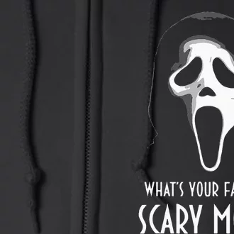 Ghostface Whats Your Favorite Scary Movie Halloween Full Zip Hoodie