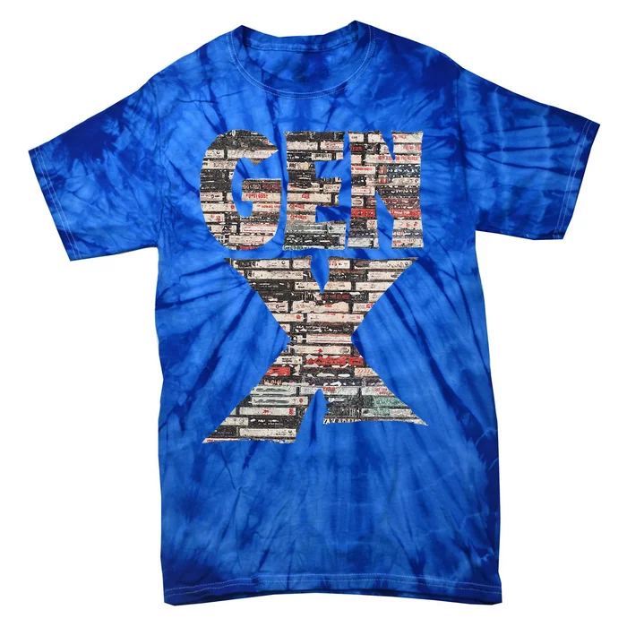 Gen X 80’S Rock Cassettes Tie-Dye T-Shirt