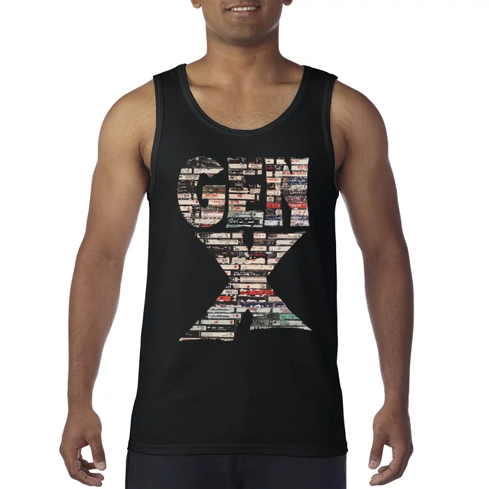 Gen X 80s Rock Cassettes Tank Top