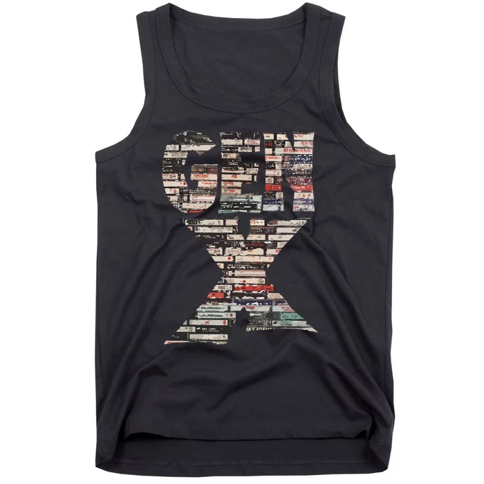 Gen X 80s Rock Cassettes Tank Top