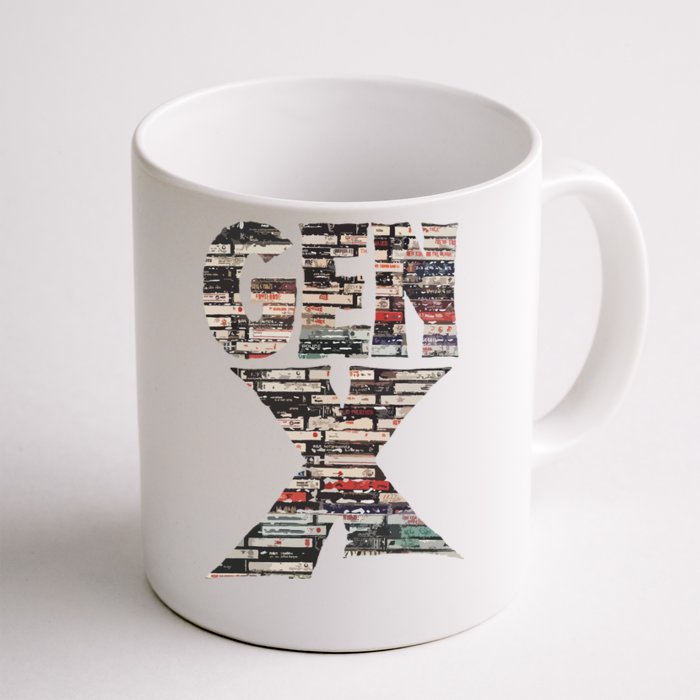 Gen X 80s Rock Cassettes Front & Back Coffee Mug