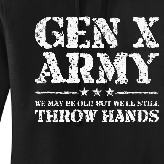 Gen X Gen Xer Generation X Throw Hands Women's Pullover Hoodie