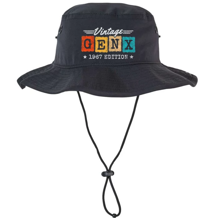 Gen X Generation Gen Xer Born 1967 Gen X 1967 Birthday Legacy Cool Fit Booney Bucket Hat