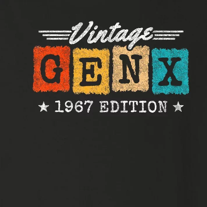 Gen X Generation Gen Xer Born 1967 Gen X 1967 Birthday Toddler Long Sleeve Shirt